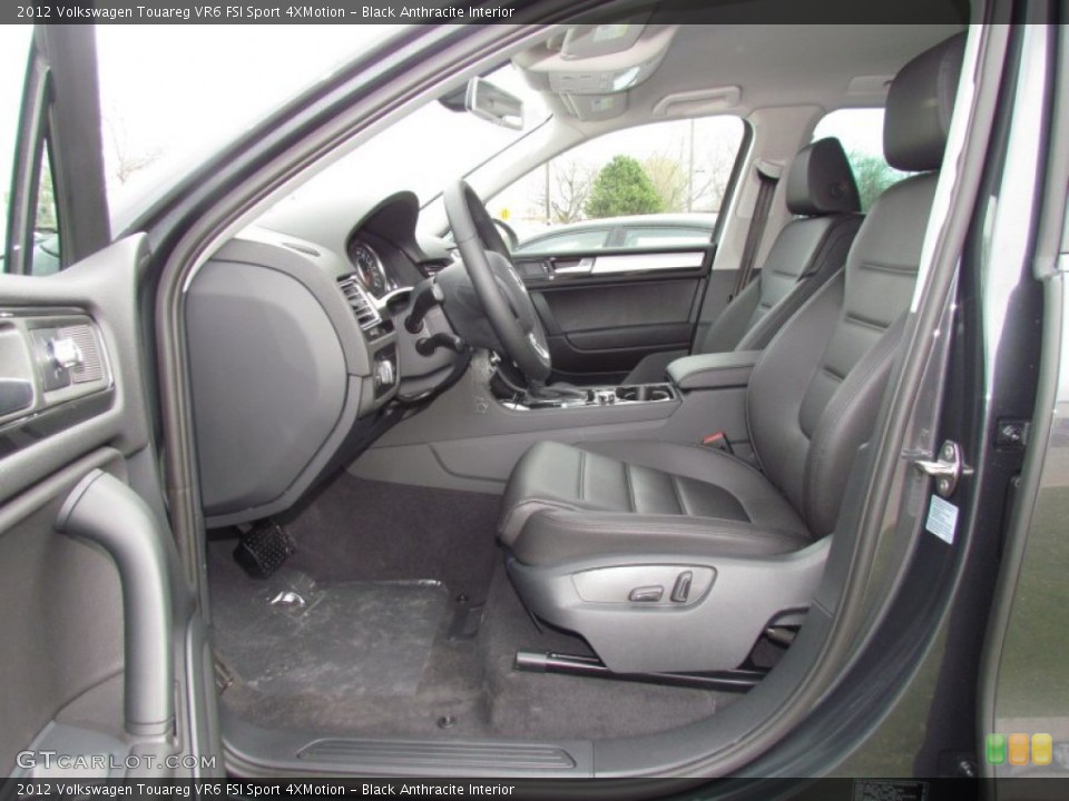 Black Anthracite Interior Photo for the 2012 Volkswagen Touareg VR6 FSI Sport 4XMotion #62003850