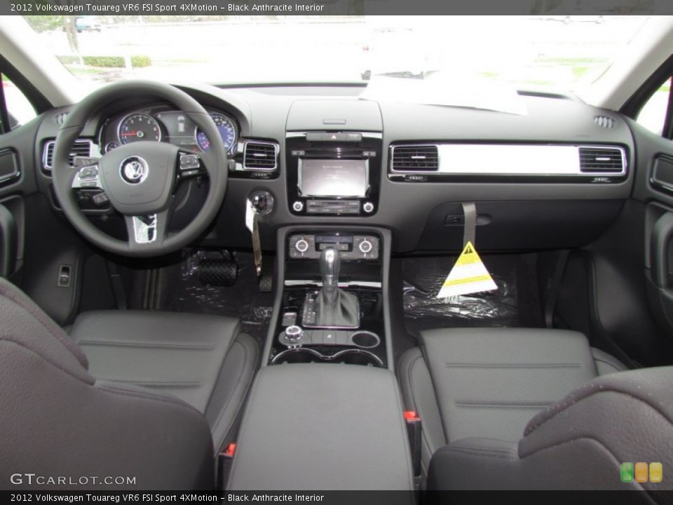 Black Anthracite Interior Dashboard for the 2012 Volkswagen Touareg VR6 FSI Sport 4XMotion #62003868