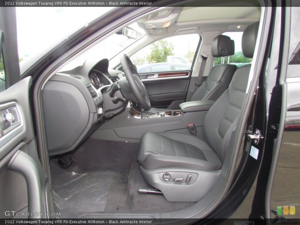 Black Anthracite Interior Photo for the 2012 Volkswagen Touareg VR6 FSI Executive 4XMotion #62003961