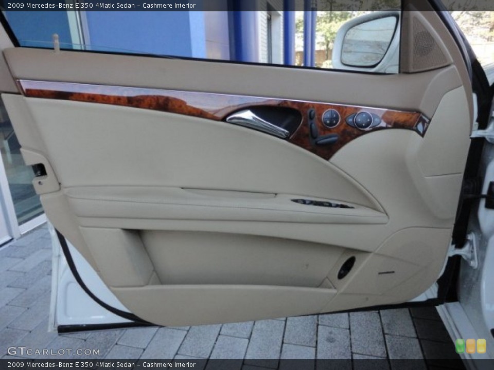 Cashmere Interior Door Panel for the 2009 Mercedes-Benz E 350 4Matic Sedan #62012377