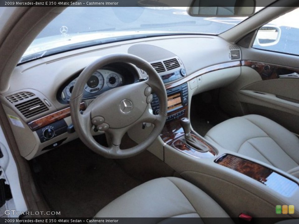 Cashmere Interior Photo for the 2009 Mercedes-Benz E 350 4Matic Sedan #62012386