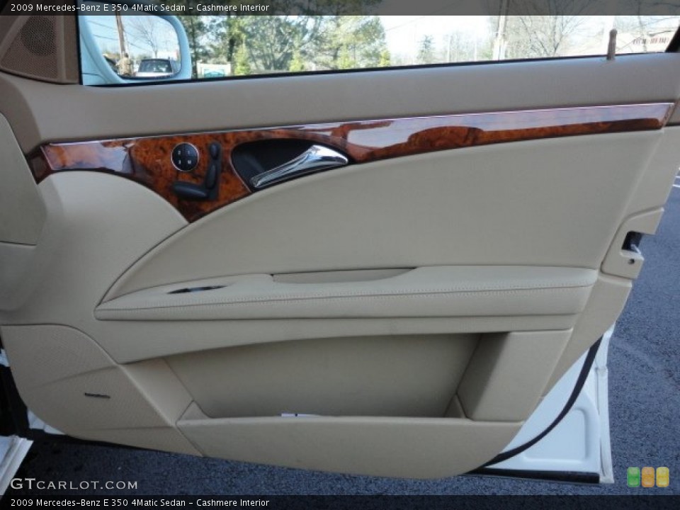 Cashmere Interior Door Panel for the 2009 Mercedes-Benz E 350 4Matic Sedan #62012501
