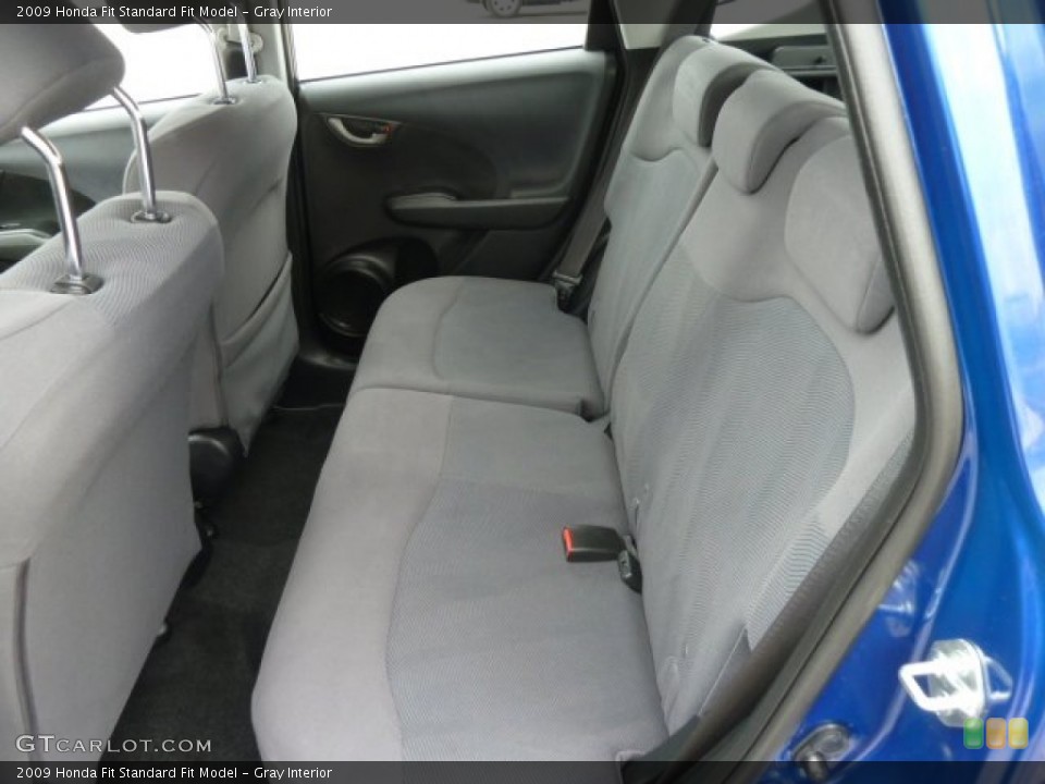 Gray Interior Rear Seat for the 2009 Honda Fit  #62012814