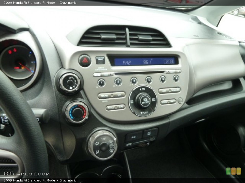 Gray Interior Controls for the 2009 Honda Fit  #62012879