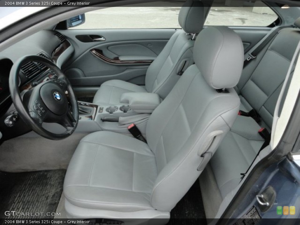 Grey Interior Front Seat for the 2004 BMW 3 Series 325i Coupe #62013471