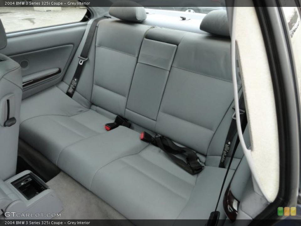 Grey Interior Rear Seat for the 2004 BMW 3 Series 325i Coupe #62013480