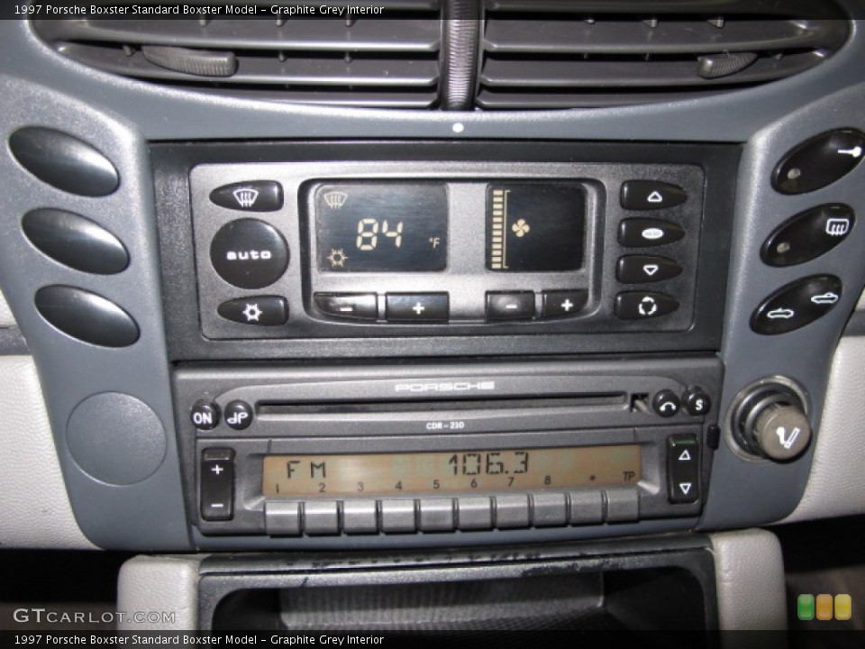 Graphite Grey Interior Controls for the 1997 Porsche Boxster  #62013900