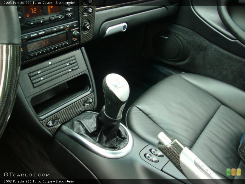 Black Interior Transmission for the 2003 Porsche 911 Turbo Coupe #62015037