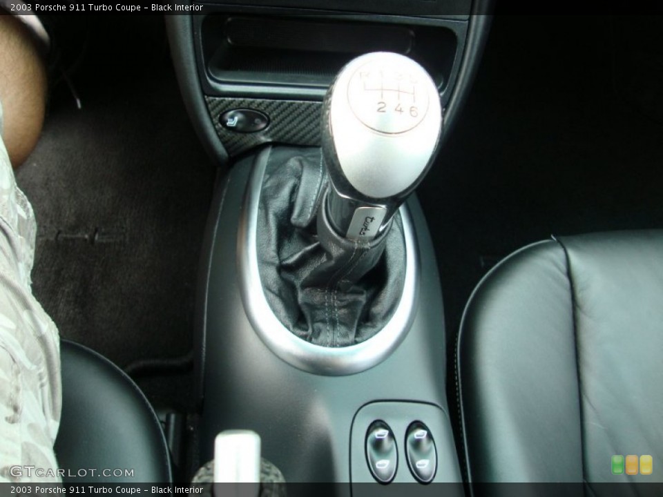 Black Interior Transmission for the 2003 Porsche 911 Turbo Coupe #62015058