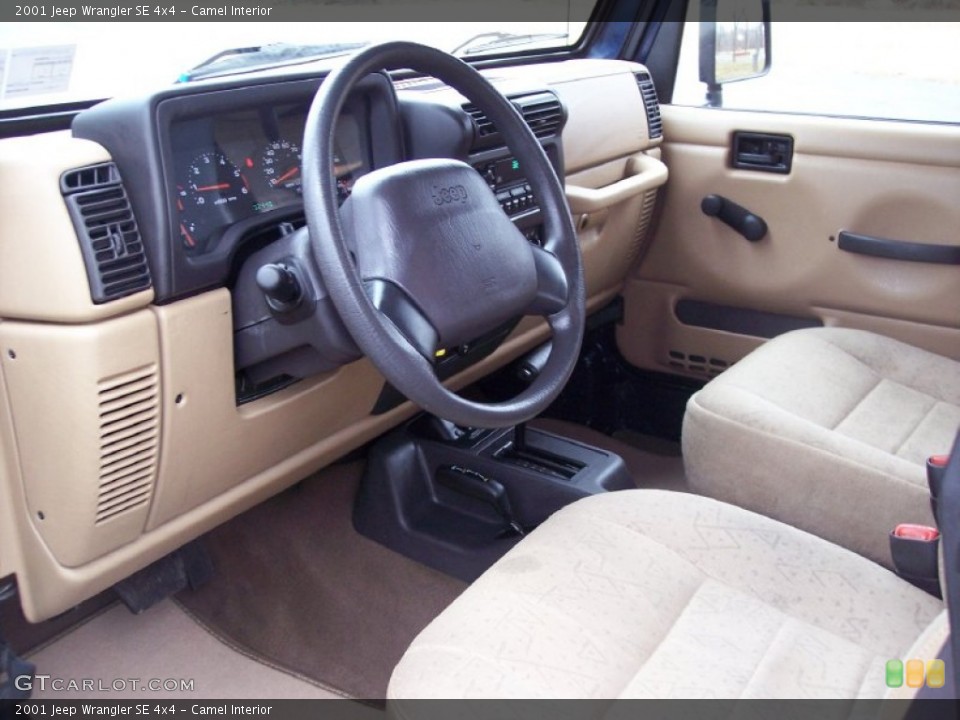 Camel Interior Photo for the 2001 Jeep Wrangler SE 4x4 #62015274