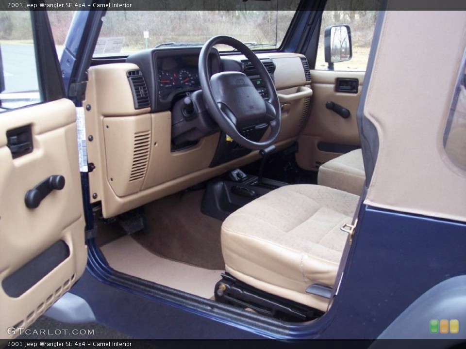 Camel Interior Photo for the 2001 Jeep Wrangler SE 4x4 #62015313