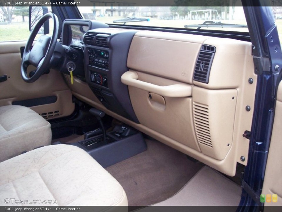 Camel Interior Dashboard for the 2001 Jeep Wrangler SE 4x4 #62015322