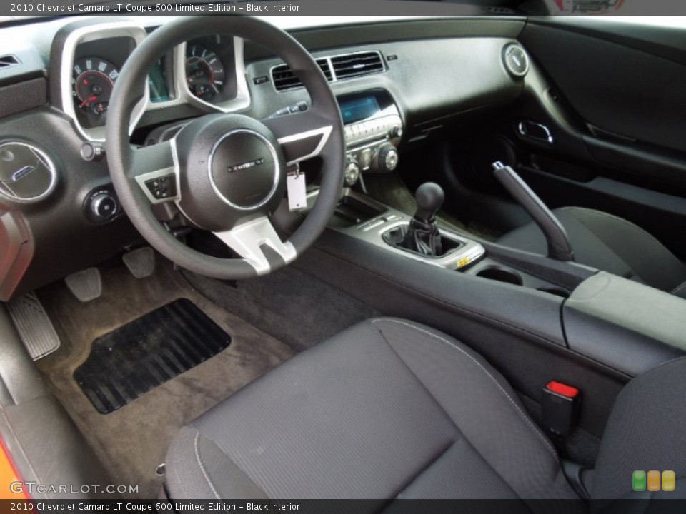Black Interior Prime Interior for the 2010 Chevrolet Camaro LT Coupe 600 Limited Edition #62016435