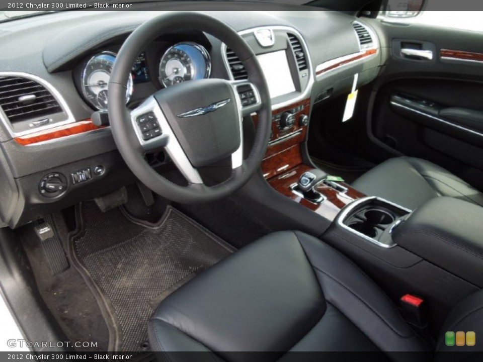 Black Interior Prime Interior for the 2012 Chrysler 300 Limited #62016681