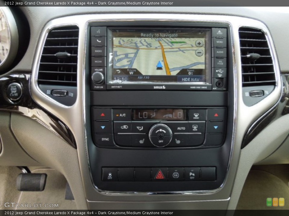 Dark Graystone/Medium Graystone Interior Navigation for the 2012 Jeep Grand Cherokee Laredo X Package 4x4 #62017305