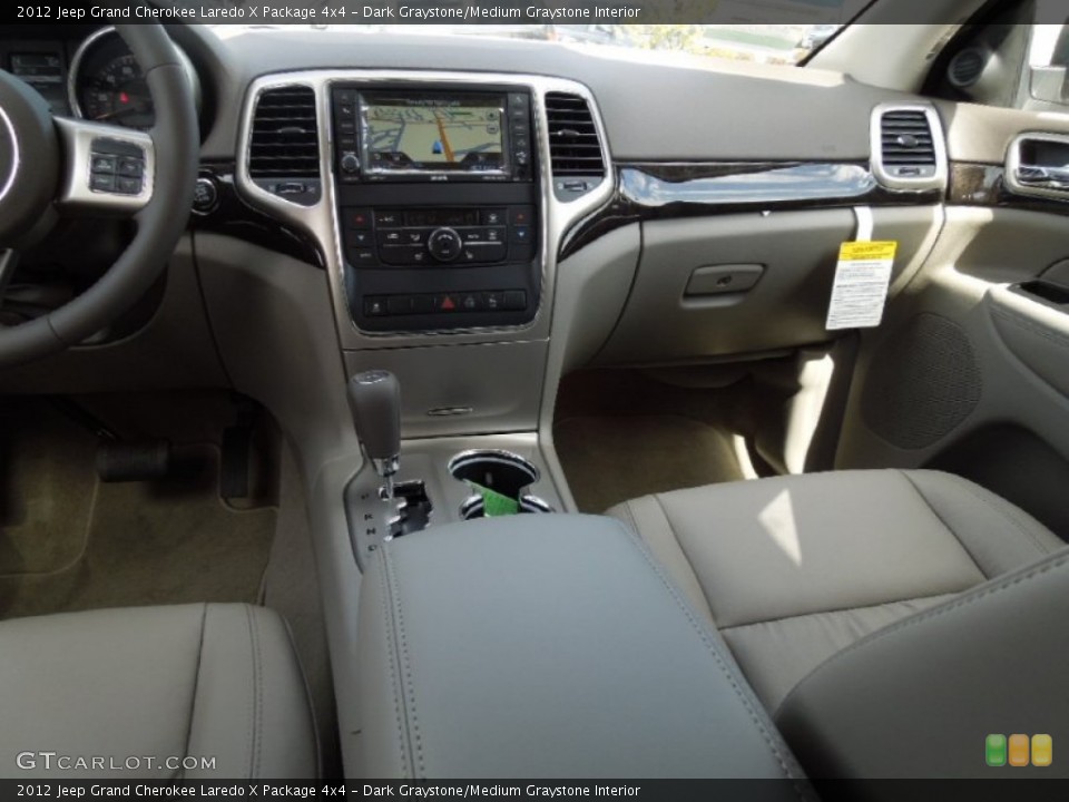 Dark Graystone/Medium Graystone Interior Dashboard for the 2012 Jeep Grand Cherokee Laredo X Package 4x4 #62017353