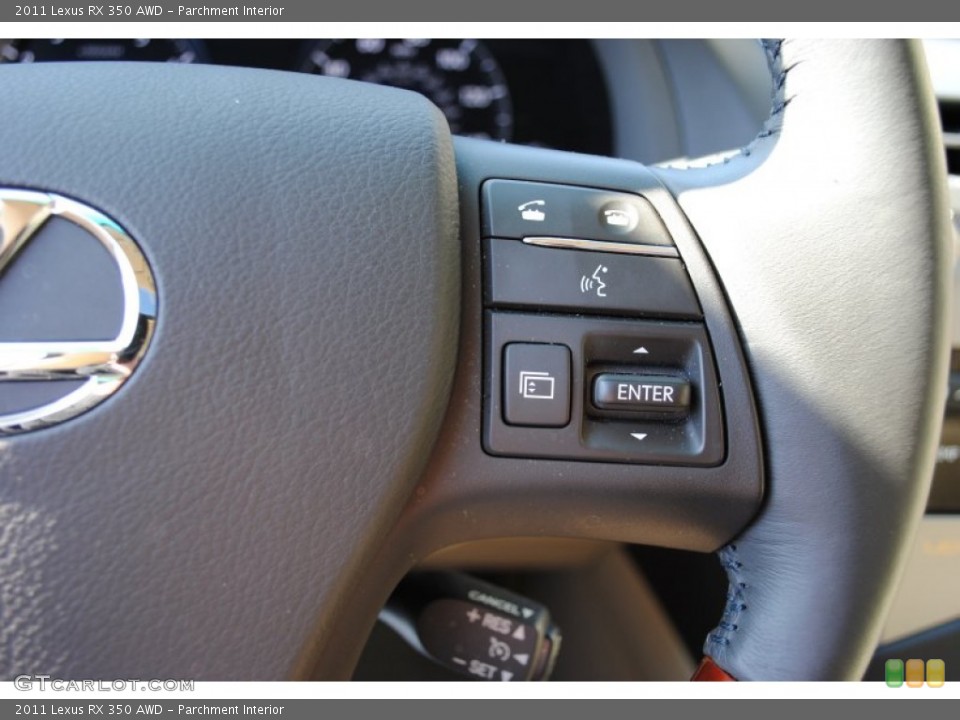 Parchment Interior Controls for the 2011 Lexus RX 350 AWD #62017718