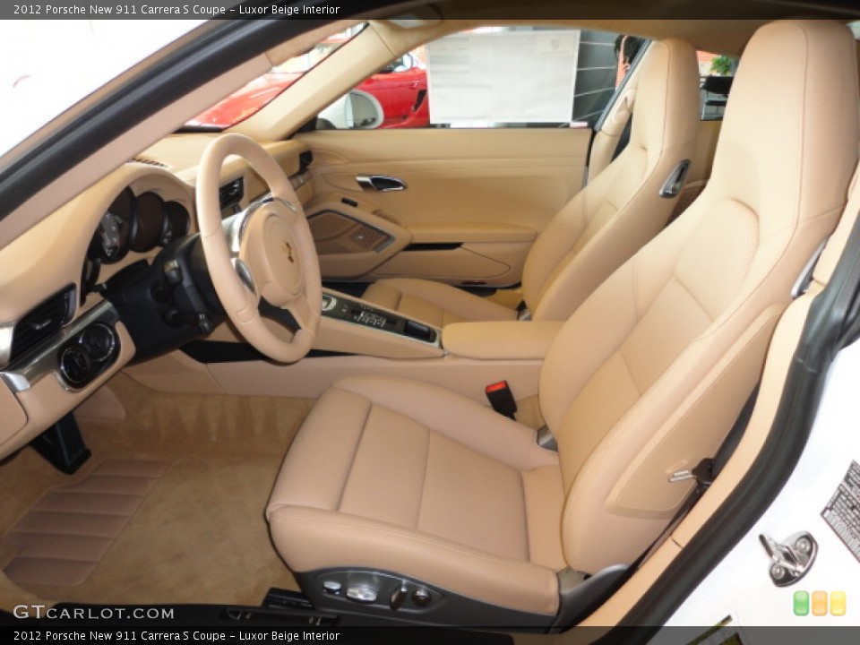 Luxor Beige Interior Photo for the 2012 Porsche New 911 Carrera S Coupe #62021686