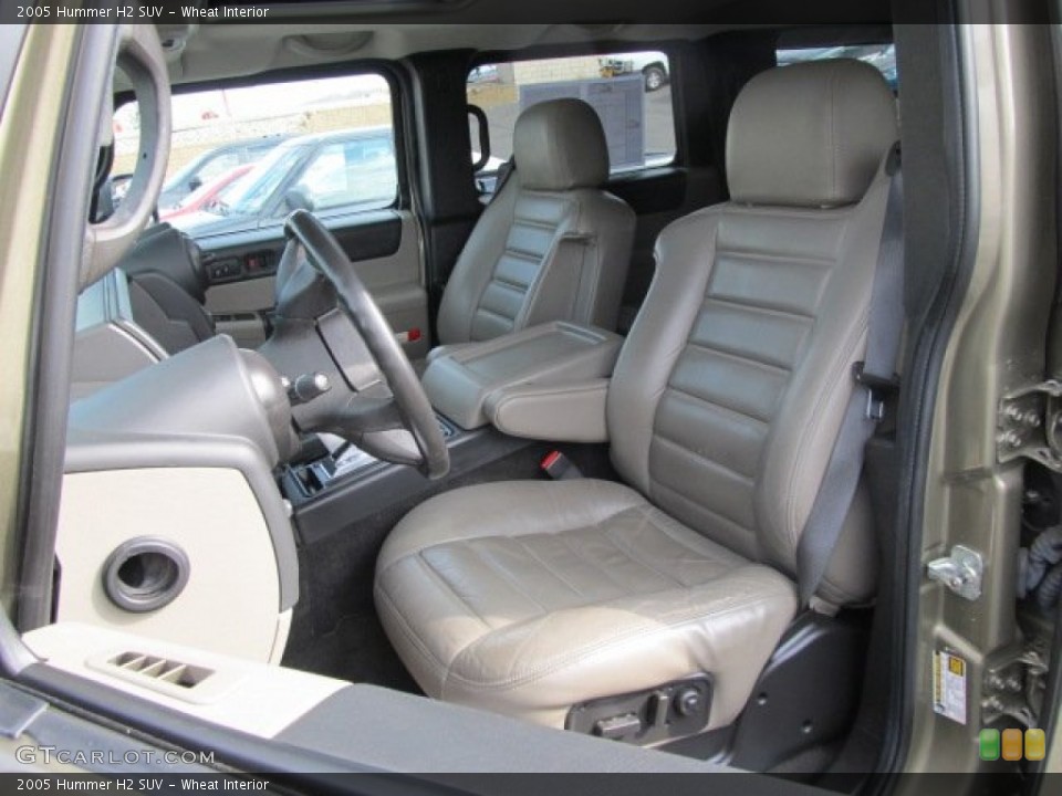 Wheat Interior Front Seat for the 2005 Hummer H2 SUV #62022147