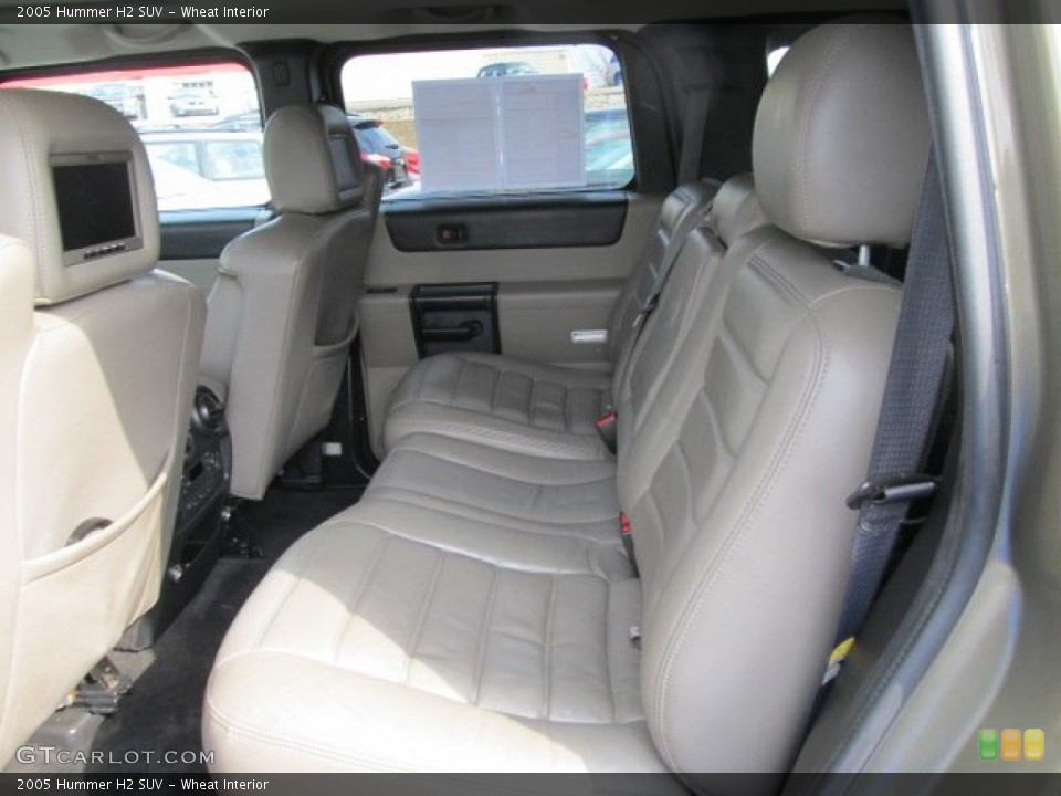 Wheat Interior Rear Seat for the 2005 Hummer H2 SUV #62022168