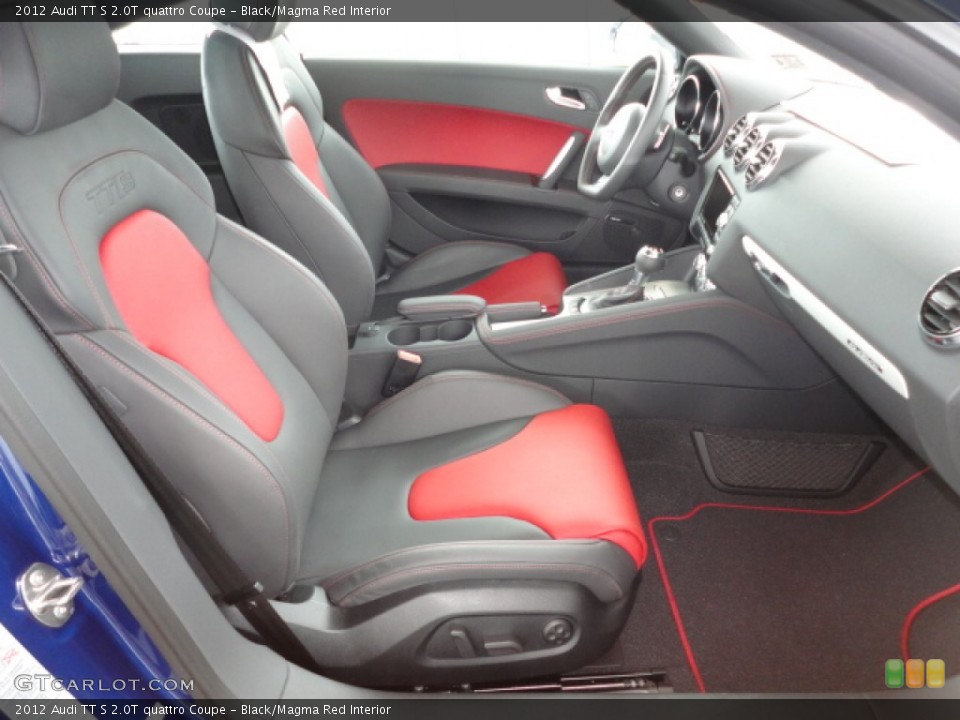 Black/Magma Red Interior Photo for the 2012 Audi TT S 2.0T quattro Coupe #62022675