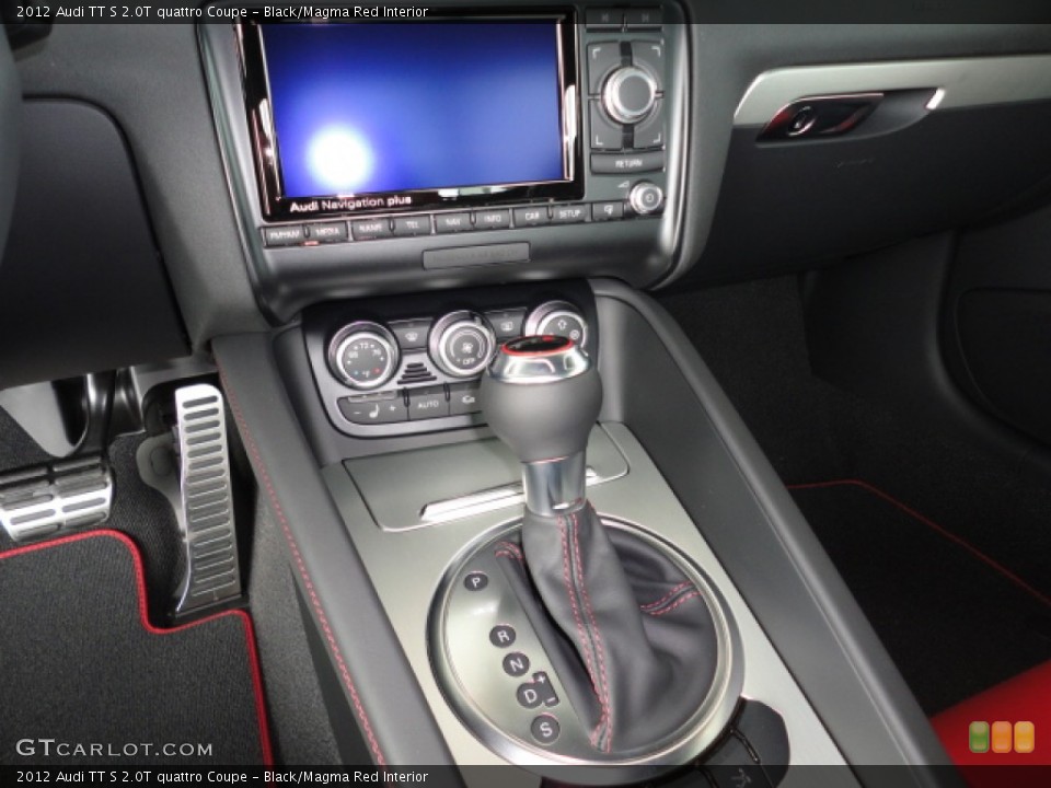 Black/Magma Red Interior Transmission for the 2012 Audi TT S 2.0T quattro Coupe #62022684