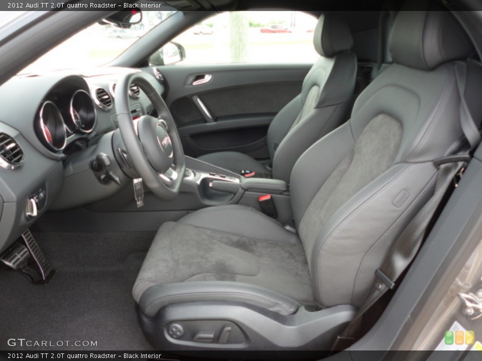 Black Interior Front Seat for the 2012 Audi TT 2.0T quattro Roadster #62022729