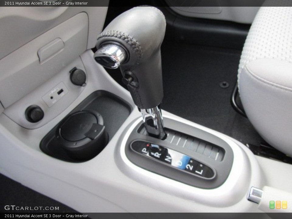 Gray Interior Transmission for the 2011 Hyundai Accent SE 3 Door #62023977