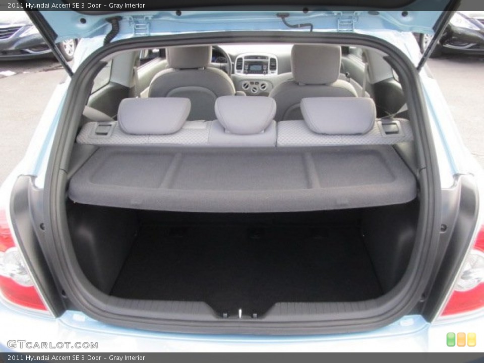 Gray Interior Trunk for the 2011 Hyundai Accent SE 3 Door #62024004