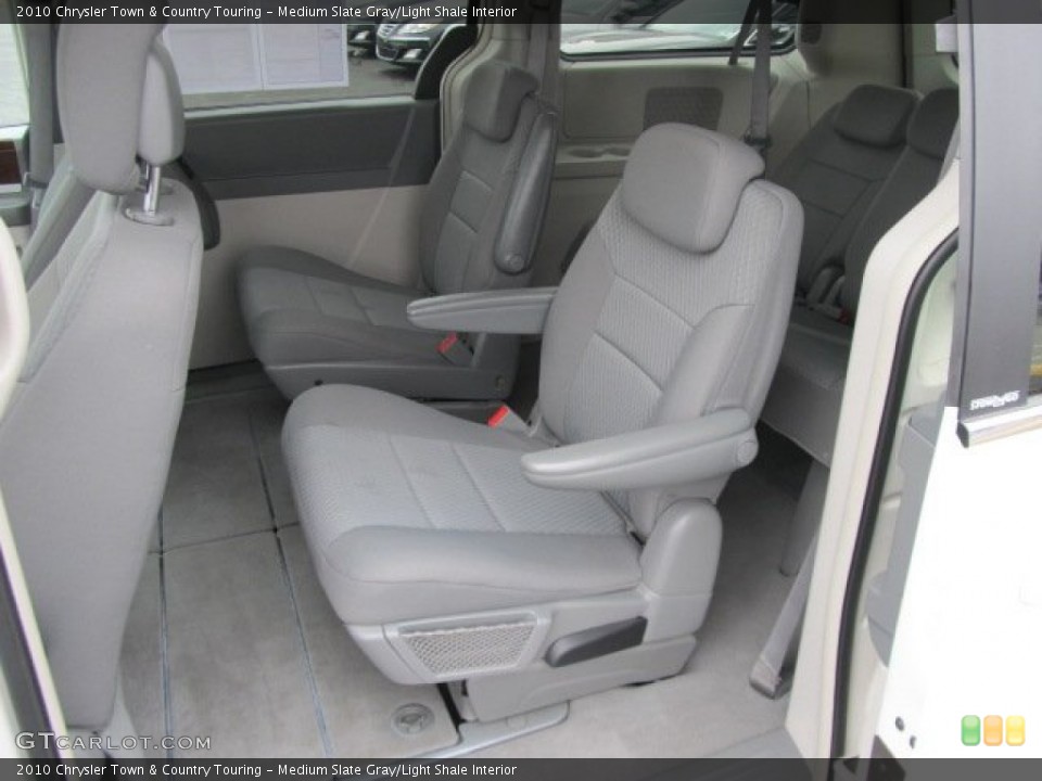 Medium Slate Gray/Light Shale Interior Rear Seat for the 2010 Chrysler Town & Country Touring #62024847