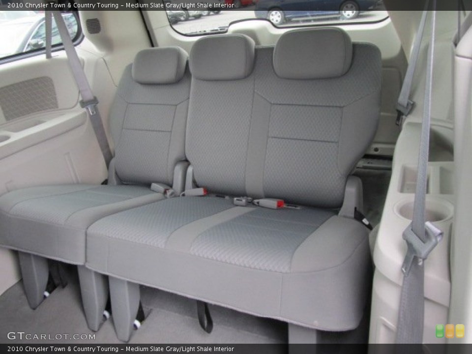 Medium Slate Gray/Light Shale Interior Rear Seat for the 2010 Chrysler Town & Country Touring #62024857