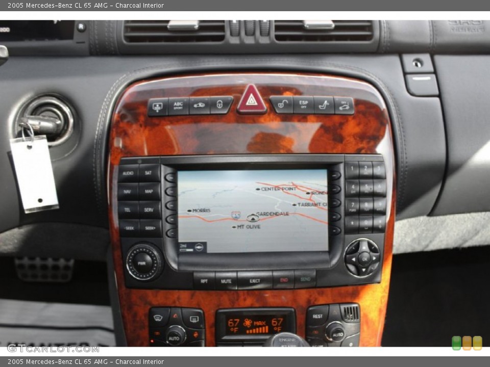 Charcoal Interior Navigation for the 2005 Mercedes-Benz CL 65 AMG #62027754