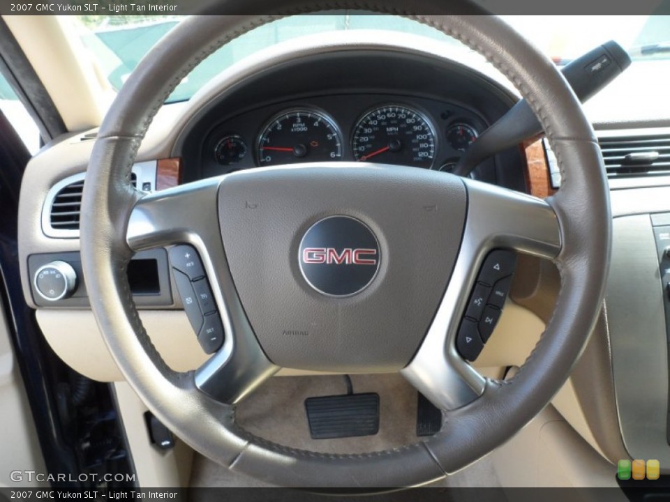 Light Tan Interior Steering Wheel for the 2007 GMC Yukon SLT #62028471