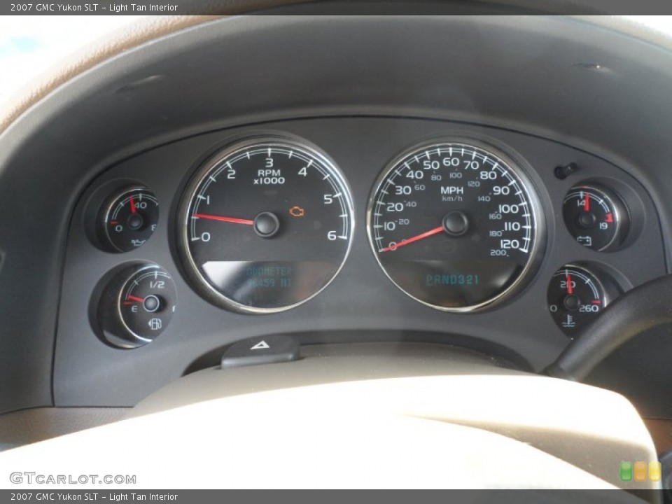 Light Tan Interior Gauges for the 2007 GMC Yukon SLT #62028477