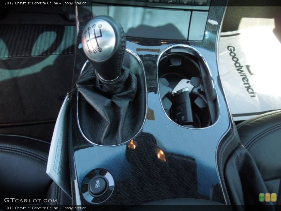 Ebony Interior Transmission for the 2012 Chevrolet Corvette Coupe #62029760
