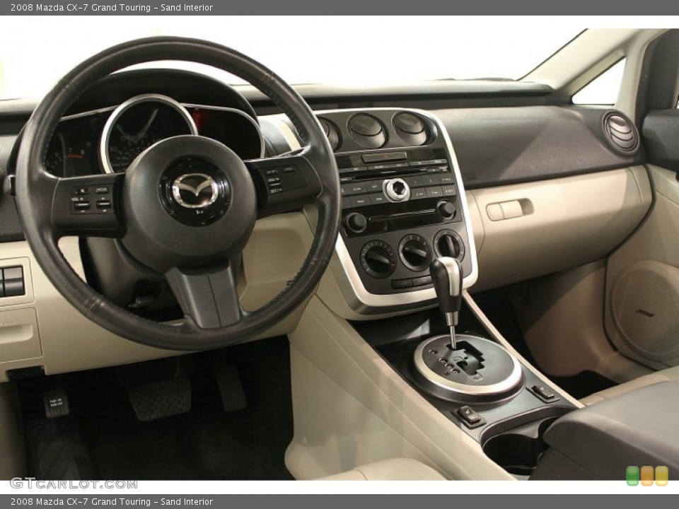 Sand Interior Dashboard for the 2008 Mazda CX-7 Grand Touring #62034447