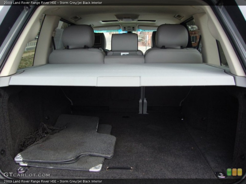 Storm Grey/Jet Black Interior Trunk for the 2009 Land Rover Range Rover HSE #62037500