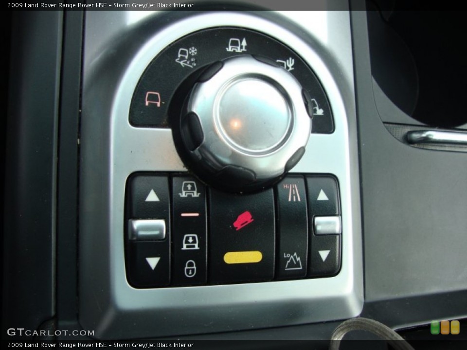 Storm Grey/Jet Black Interior Controls for the 2009 Land Rover Range Rover HSE #62037593