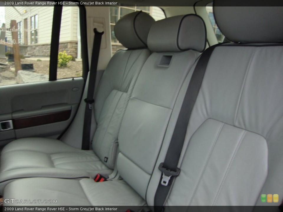 Storm Grey/Jet Black Interior Rear Seat for the 2009 Land Rover Range Rover HSE #62037632