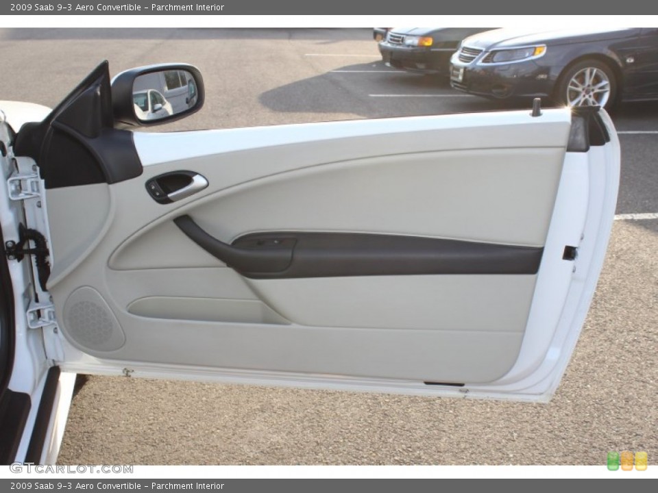 Parchment Interior Door Panel for the 2009 Saab 9-3 Aero Convertible #62038643