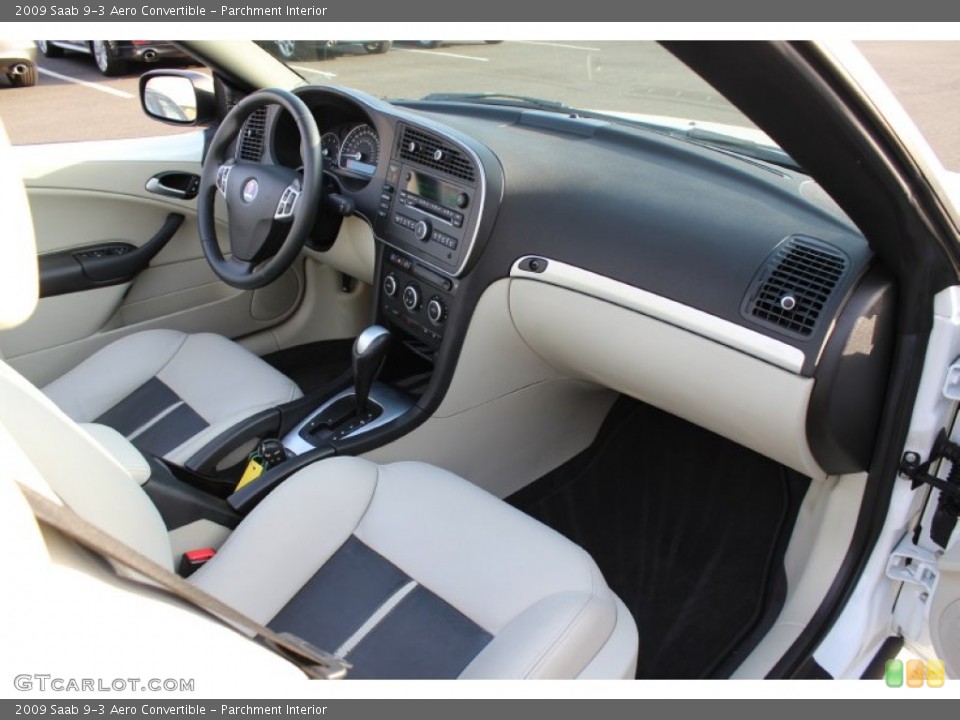 Parchment Interior Dashboard for the 2009 Saab 9-3 Aero Convertible #62038667