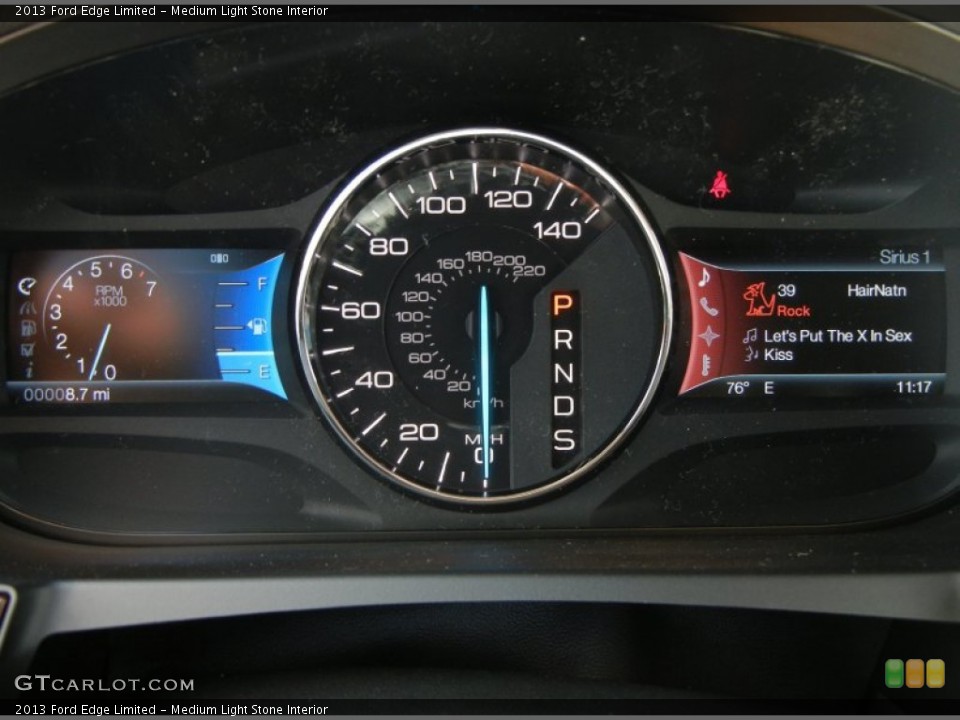Medium Light Stone Interior Gauges for the 2013 Ford Edge Limited #62038708