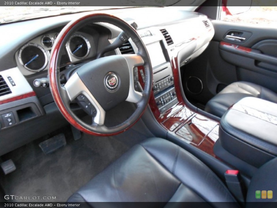 Ebony Interior Prime Interior for the 2010 Cadillac Escalade AWD #62039668