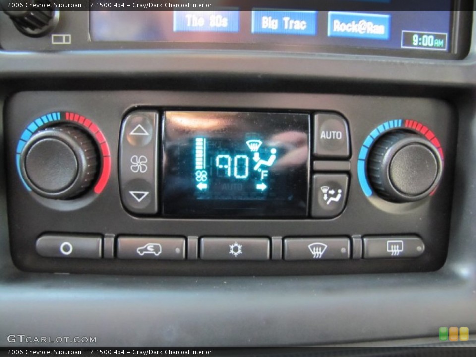 Gray/Dark Charcoal Interior Controls for the 2006 Chevrolet Suburban LTZ 1500 4x4 #62041851