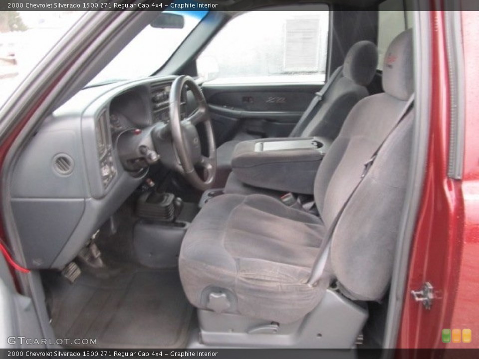 Graphite Interior Photo for the 2000 Chevrolet Silverado 1500 Z71 Regular Cab 4x4 #62042880
