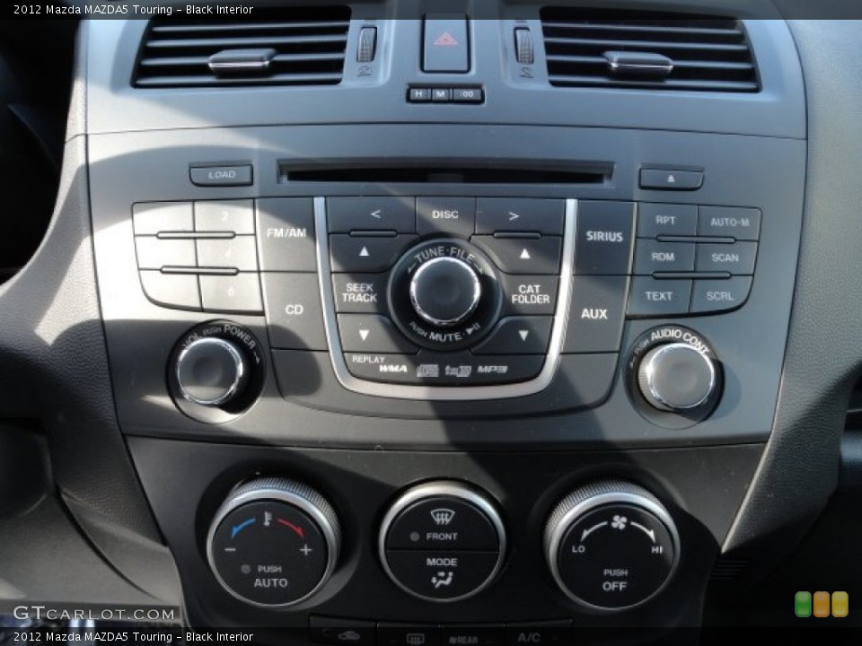 Black Interior Controls for the 2012 Mazda MAZDA5 Touring #62044524