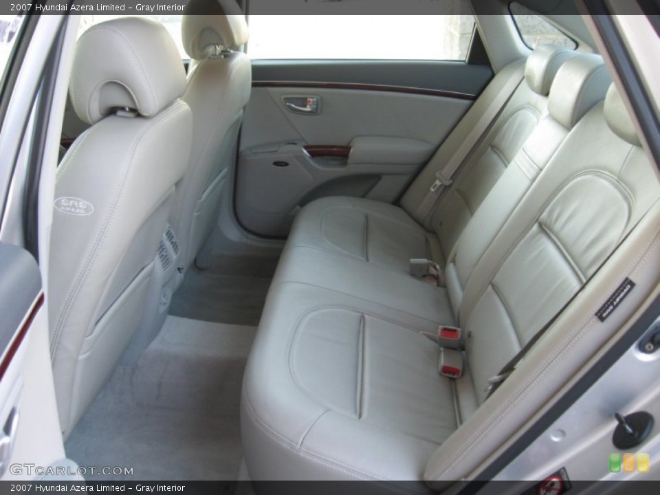 Gray Interior Rear Seat for the 2007 Hyundai Azera Limited #62048499