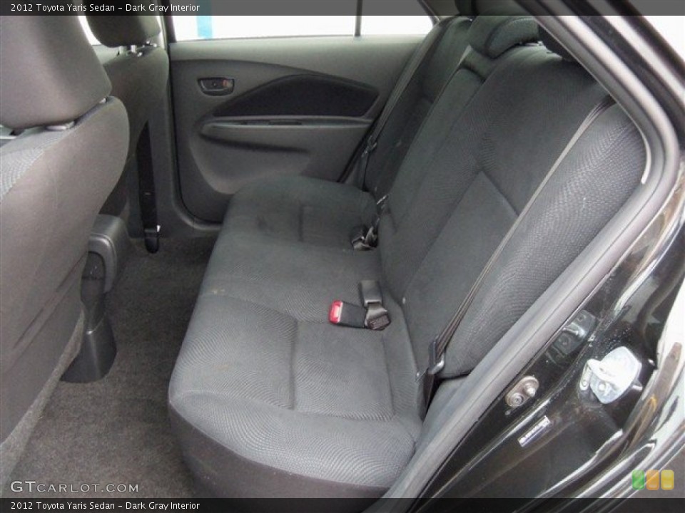 Dark Gray Interior Photo for the 2012 Toyota Yaris Sedan #62048847