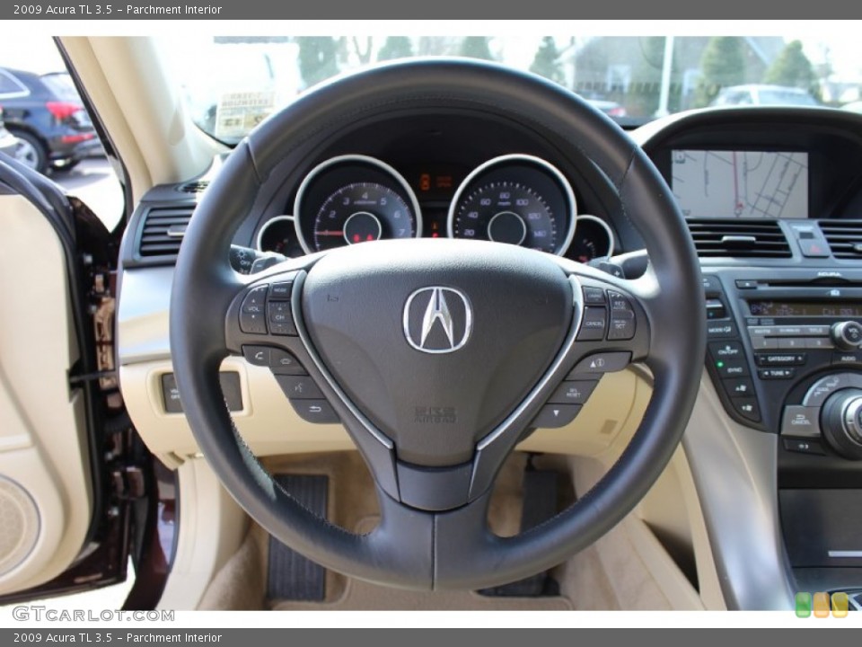 Parchment Interior Steering Wheel for the 2009 Acura TL 3.5 #62049750