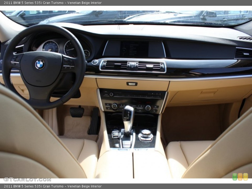 Venetian Beige Interior Dashboard for the 2011 BMW 5 Series 535i Gran Turismo #62050955